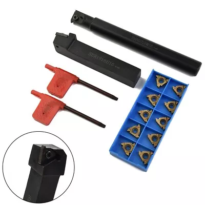 Threading Inserts Lathe Internal Right Toolholding Kit Parts SER1616H16 • £35.42