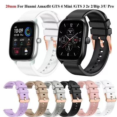 For Huami Amazfit GTS 3 2 4 Mini 2e Bip U 3 Pro GTR 42mm GTS4 Strap Watch Band • $9.35