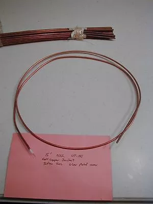 .141 Inch Diameter Semi-rigid Microwave Hardline Cable 5 Feet NOS • $12