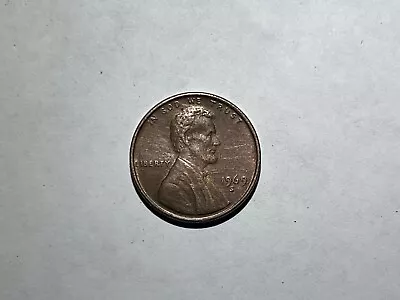 1969-S 1C Die Errors On  Obverse Lincoln Cent. • $425