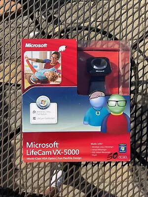 Microsoft LifeCam VX-5000 Web Cam NEW & SEALED IN BOX • $20