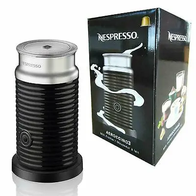 NEW NESPRESSO AEROCCINO 3 MILK FROTHER (3594-US-BK) Buy It Now $55 • $55