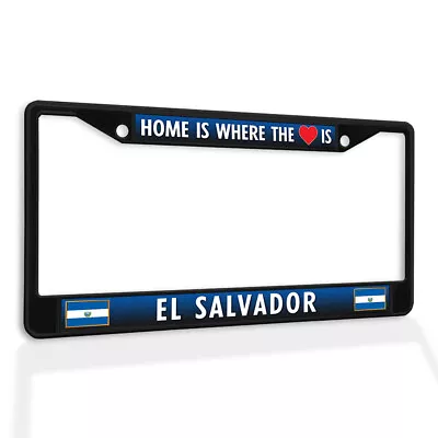 Metal License Plate Frame Vinyl Insert Home Is Where The (Heart) El Salvador • $17.99