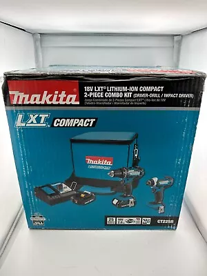 NEW Makita CT225SYX 18V Compact Lithium-Ion Cordless 2-Piece Combo Kit (2.0Ah) • $199