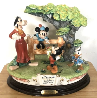 $1499.99 • Buy Rare Disney Mickey Mouse Capodimonte 60th Birthday Porcelain Figurine 67/2500