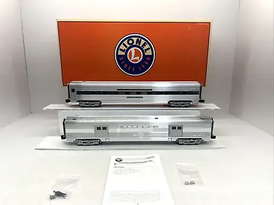 Lionel 6-25613 Santa Fe Super Chief 18” Aluminum 2 Pack Passenger Car O Used C-5 • $229.99