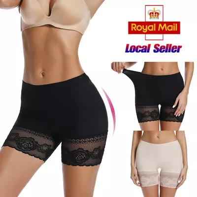 Slip Shorts For Under Dresses Anti Chafing Panty Ladies Safety Pants Body Shaper • £13.99