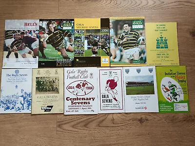 Rugby Union Sevens Programmes 1980 - 2012 • £4.45