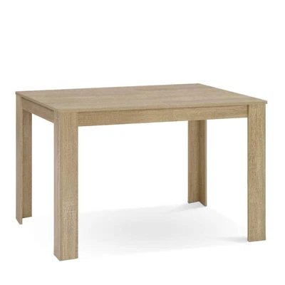 $76.75 • Buy Artiss Dining Table 4 Seater Wooden Kitchen Tables Oak 120cm Cafe Restaurant