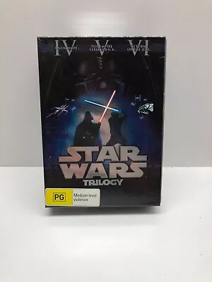 Star Wars Trilogy A New Hope  Empire Strikes Back  Return Of The Jedi DVD VGC R4 • $19.95