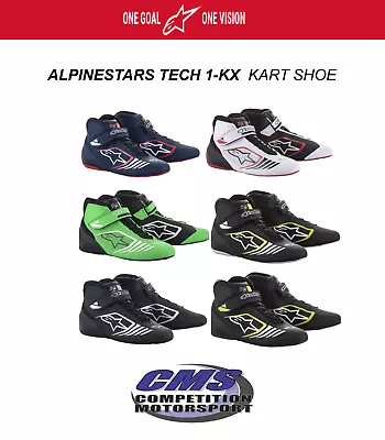 Alpinestars Tech 1-kx Kart Racing Shoes Authorized Usa Dealer Free Shipping • $138.95