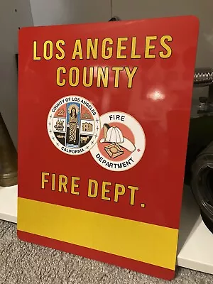 Los Angeles County Fire Dept Replica Apparatus Door Reflective LA Fire & Rescue • $25