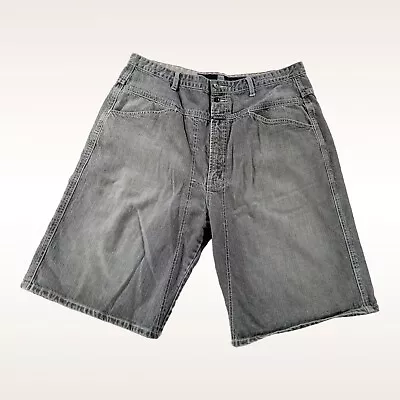 Marithe Francois Girbaud Shorts Sz 40  Men's High Rise Baggy Denim Inseam 12  • $35.99