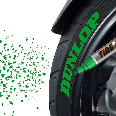 GREEN Tire Tyre Paint Marker Pen Car Motorcycle Tread Waterproof Fit Aprilia • $7.86