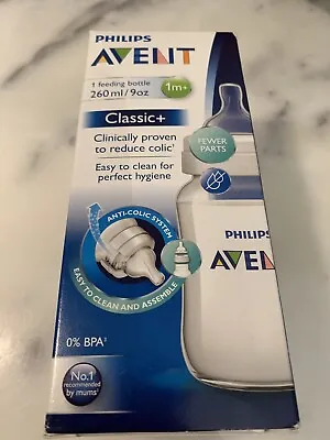 $28 • Buy Philips Avent Classic+ 1 Feeding Bottle 260ml 1m+ Anti-Colic Free Post (baby6)