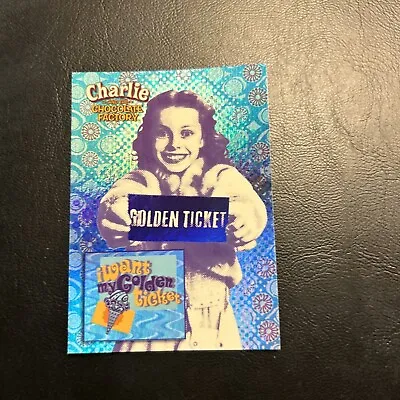 Jb6a Willy Wonka Charlie And The Chocolate Factory  2005 M4 Golden Ticket • $3.36