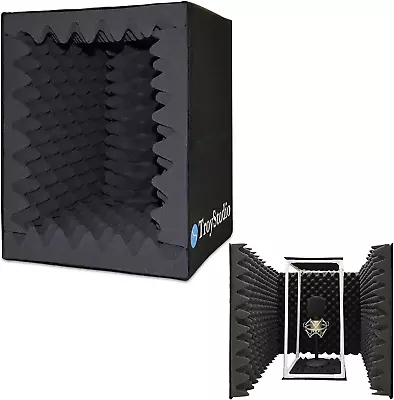Portable Sound Recording Vocal Booth Box & Microphone Isolation Shield • $135.80