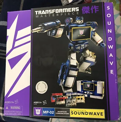 Transformers Masterpiece Soundwave Nib Tru 1st Release 2014 • $379.95