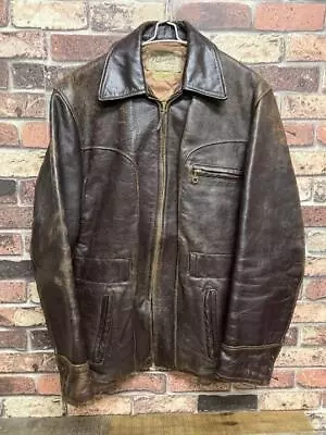 Vintage Leather Jacket HERCULES Triumph Sears Men's From Japan • $862.52