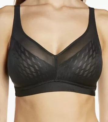 WACOAL 'Elevated Allure' Wire Free Bra 32DD Black #852336  • $32.99