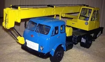 MAZ-500 Russian Soviet/USSR Crane Truck 1/43 Handmade By Kimmeria • $500