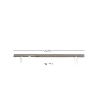 £2.84 • Buy T Bar Chrome Kitchen Cupboard Cabinet Drawer Door Handles 5 Sizes