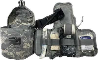 VGC U.S. Army Military IFAK First Aid Kit MOLLE Bandage CAT TOURNIQUET ACU • $50