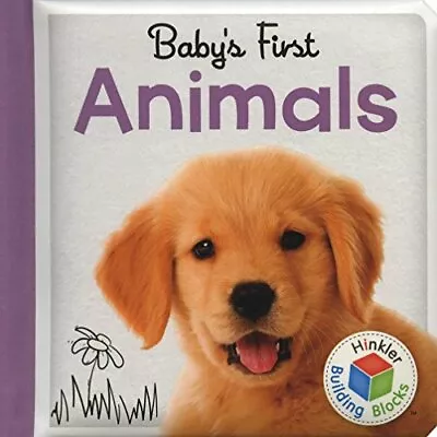 Building Blocks Animals Baby's First Padded Board Book By Hinkler Books • £3.19