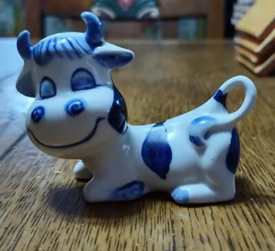 Miniature Delft Style Funny Cow • $5.99