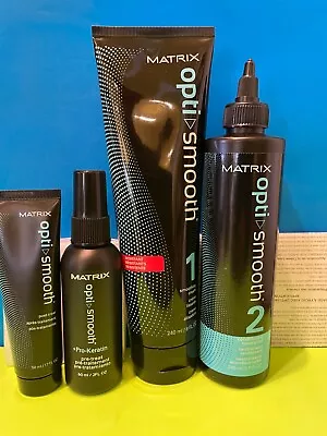 MATRIX Opti Smooth Smoothing System Pro Keratin For Resistant Hair New Authentic • $52.90