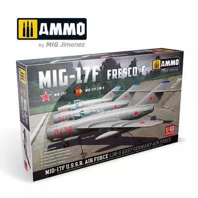 Ammo By Mig 1/48 Russian MiG-17F Fresco C AMIG8508 • $56.99