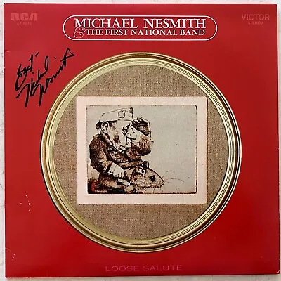 HEY HEY!: Mike Nesmith SIGNED The First National Band “Loose Salute” Monkees! • $169.99