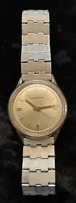 Bulova Accutron J 83149 M9 10k Gold Filled Bezel  #Runs?? For Repair Or Parts?? • $34.95