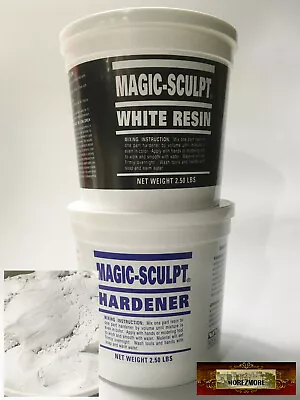 M02052-FS MOREZMORE 5 Lb WHITE Magic Sculpt Sculp Epoxy Clay Model Putty • $67.59