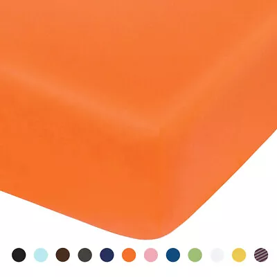 Microfiber Fitted Crib Sheet Ultra Soft 1 Piece 28 X 52 Inches Toddler Sheet • $10.99