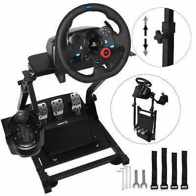 Racing Simulator Cockpit Steering Wheel Stand For Logitech G920 G29 Thrustmaster • $65.50