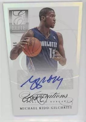 2012 Elite Series Aspirations Die-Cut /86 Michael Kidd-Gilchrist Rookie Auto RC • $5.99