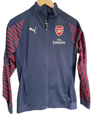 £4.99 • Buy Puma Arsenal Fan Track Jacket - Size S/Size8 - 2018/19 Season Y2K