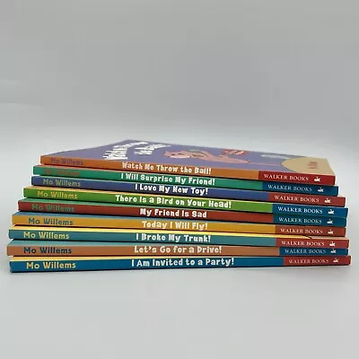 RARE Lot Of 9 Mo Willems Elephant & Piggie BRITISH EDITIONS Paperback Books EUC • $29.99