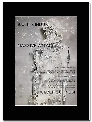 Massive Attack - 100th Window - Matted Mounted Magazine Artwork • £16.99