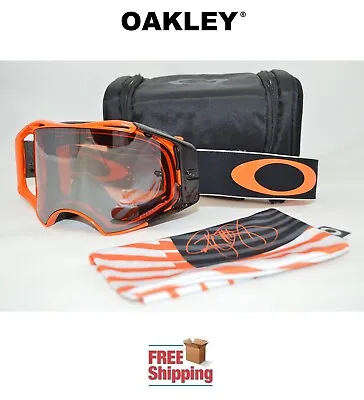 Oakley Airbrake Mxryan Dugey Sig Fastlines Org/grey W/prizm Mx Black Free Ship • $220