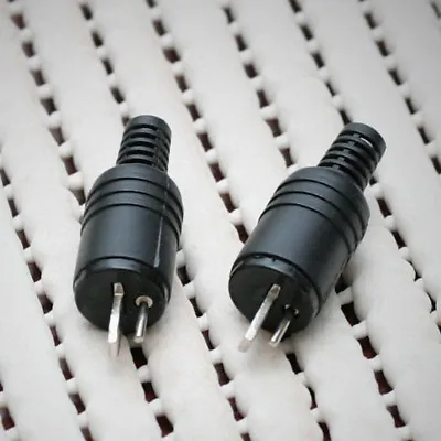 2 Pin DIN Plug Speaker And HiFi Connector Screw Terminals [2 Pack] S5*oa • £2.27