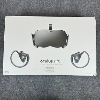 Oculus Rift CV1 VR Virtual Reality Headset System Full Set Tested - Working • $150