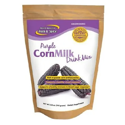 Purple Corn Milk Drink Mix 3.88 Oz By North American Herb & Spice • $21.24