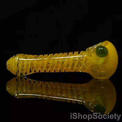 4.5  Frit Vortex Helix Tobacco Smoking Pipe Thick Collectible Pipes - P481C • $12.99