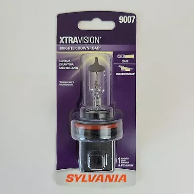 Sylvania Xtra Vision 9007 HB5 65/55W One Bulb Head Light Dual Beam Plug- NEW- • $13.12