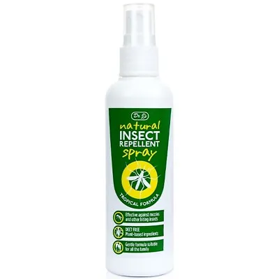 £6.99 • Buy Natural Insect Repellent / Mosquito Repellent / Midge Spray 100ml | No DEET