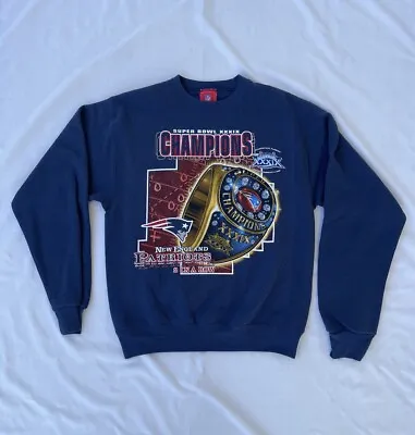 Patriots Vintage Big Ring Super Bowl XXXIX Youth Large Sweatshirt New With Tag • $14.98