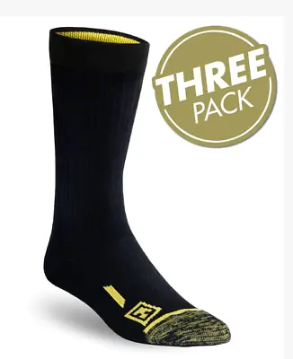 First Tactical 9” Duty Sock 3-Pack-Military-Army-Breathable-Cushioned Sole • £15