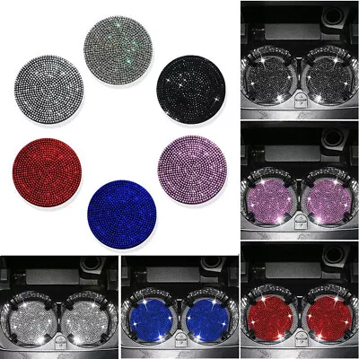 Bling Crystal Car Cup Holder Insert Coaster Auto Interior Accessories For Women • $9.88